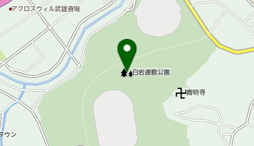 白岩運動公園の地図画像