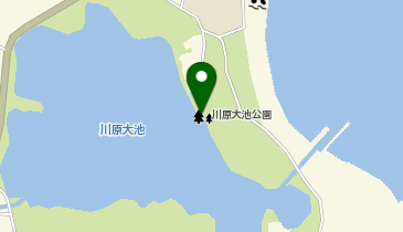 川原大池公園の地図画像