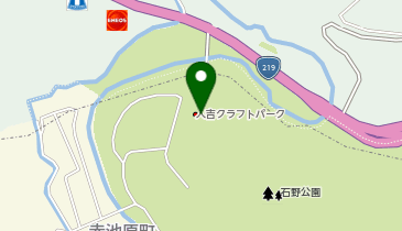 人吉クラフトパーク石野公園の地図画像