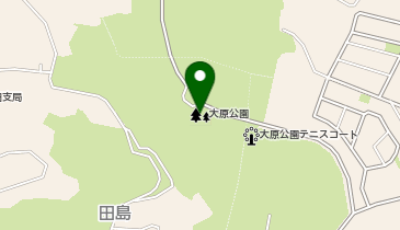 大原公園の地図画像