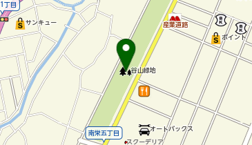 谷山緑地の地図画像