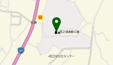 宮之城運動公園の地図画像