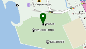 北谷公園の地図画像