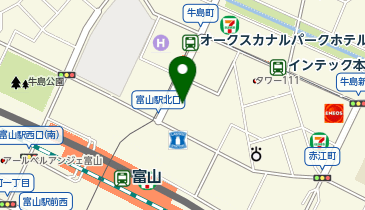 Cyclocity TOYAMA(シクロシティ) 富山駅北ステーションの地図画像