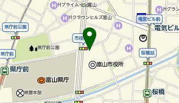 Cyclocity TOYAMA(シクロシティ) 富山市役所ステーションの地図画像
