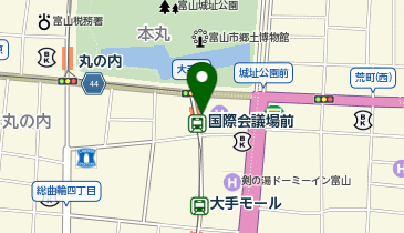 Cyclocity TOYAMA(シクロシティ) 大手町ステーションの地図画像