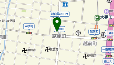 Cyclocity TOYAMA(シクロシティ) 旅籠町ステーションの地図画像