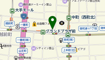 Cyclocity TOYAMA(シクロシティ) 西町ステーションの地図画像