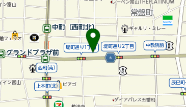 Cyclocity TOYAMA(シクロシティ) 堤町通りステーションの地図画像