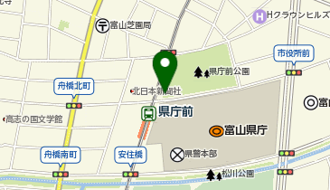 Cyclocity TOYAMA(シクロシティ) 富山県庁前公園ステーションの地図画像