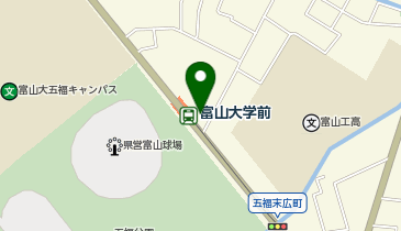 Cyclocity TOYAMA(シクロシティ) 富山大学前ステーションの地図画像