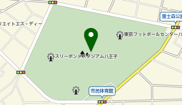 八王子花火大会の地図画像