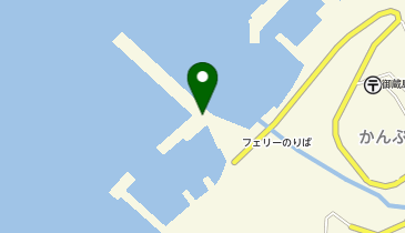 御蔵島花火大会の地図画像