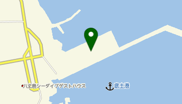 八丈島納涼花火大会の地図画像