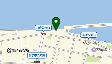 銚子みなとまつり花火大会の地図画像