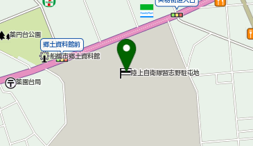 習志野駐屯地夏まつり 打ち上げ花火の地図画像