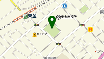 ヤッサ東金祭 打ち上げ花火の地図画像