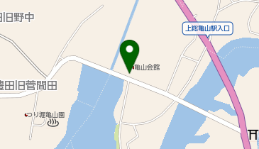 君津市民花火大会の地図画像