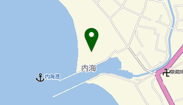 内海メーテレ花火大会の地図画像