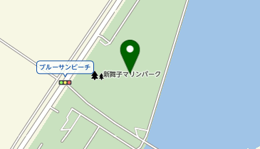 新舞子ビーチフェスティバル花火大会の地図画像