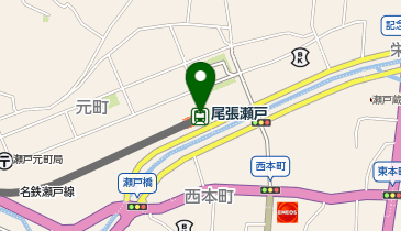 せともの祭花火打上の地図画像
