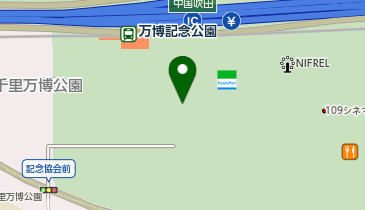 ドリカム花火 in万博公園の地図画像