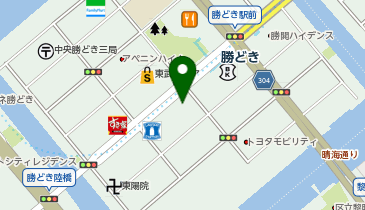EYELASH&NAIL AnK勝どき駅前店の地図画像