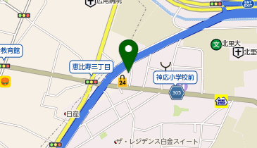 平本美容室の地図画像