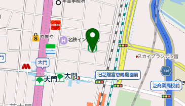Arrow hair(アローヘアー)の地図画像