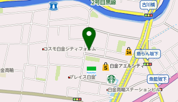 ELEGAR 白金高輪の地図画像