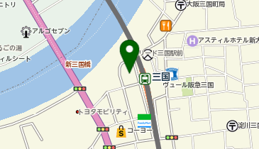 エアヘアスペースブルームの地図画像