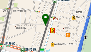 コマツ美容室の地図画像