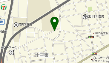 セントジョージ十三本通店の地図画像