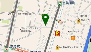 トミタ美容室の地図画像