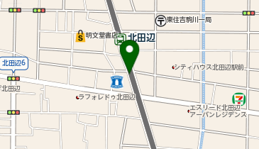 ナニハ美容室の地図画像
