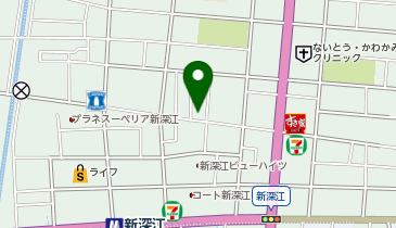 ハーレム美容室の地図画像