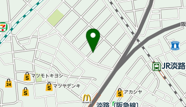 ピアス美容室の地図画像