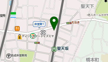 ポリー美容室の地図画像