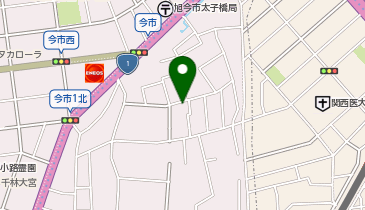 淀美容室の地図画像