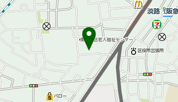 美容室はなの地図画像