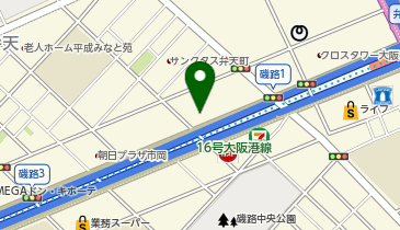 美容室ヘアーマジックの地図画像