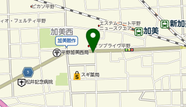 美容室houti(おうち)の地図画像