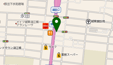 (有)兼吾美容室の地図画像