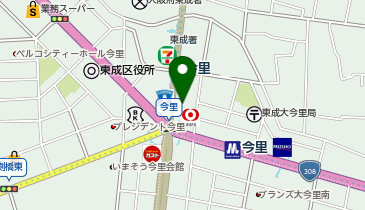 soin de brace 今里の地図画像