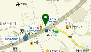 ココカラヘア 星ヶ丘店の地図画像