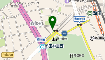 ジュネ美容室の地図画像