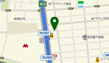 ビューティしのや堀田の地図画像