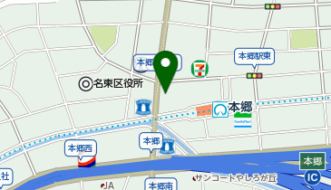 ヘアクリエイト アクロ,の地図画像