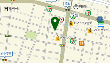 ヤエ美容室の地図画像