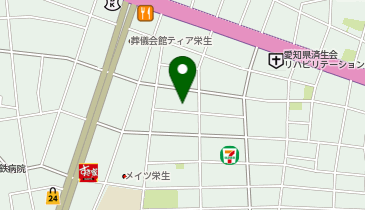 大原美容室の地図画像